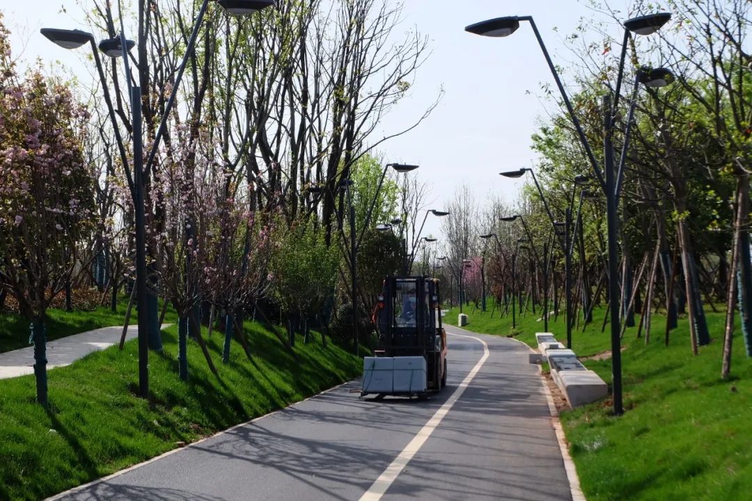 项目在进行扫尾工程。李丹 摄
